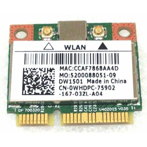 dell dw1501 hp mini 210 119 pci e wireless wlan card broadcom bcm94313hmg2l half hight 80211n 20230916 120919