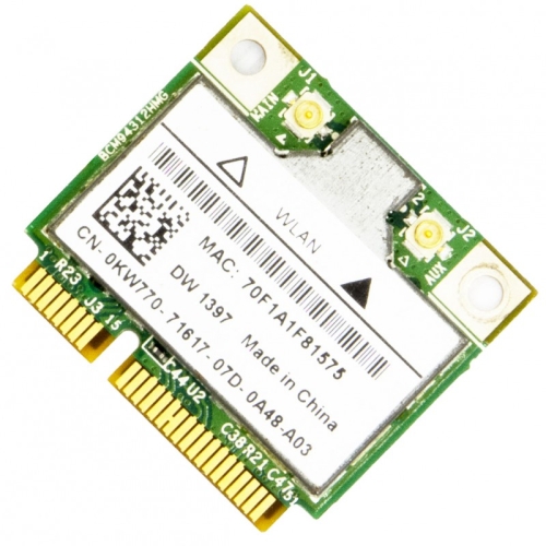 dell inspiron 1545 e6500 e6505 mini wireless b g wifi card dw1397 kw770 0kw770 coolcool88 20230916 120921