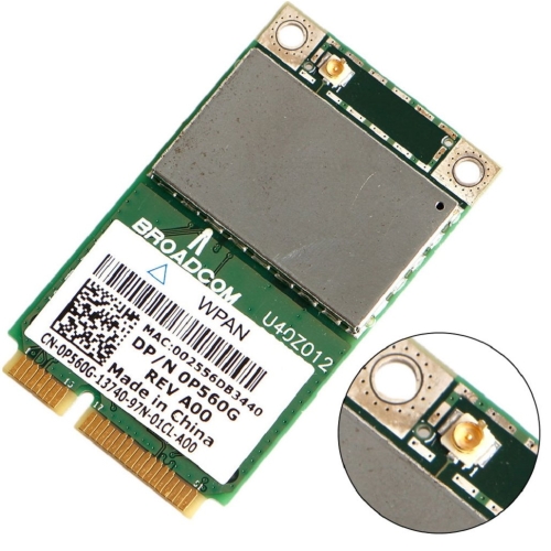 dell wireless 370 bluetooth card module 0p560g latitude e6400 m6400 e6500 e5500 20230916 120920