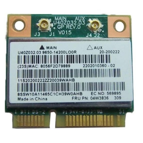 lenovo g510 156 wifi wireless mini pcie half card bcm943142hm 04w3836 tested 20230916 120957