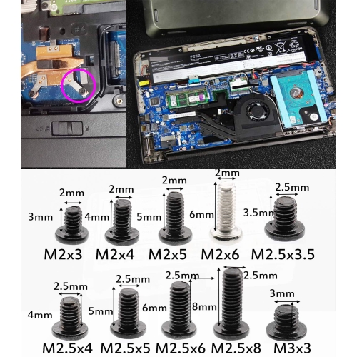 screw kit set for laptop notebook computer 2 20230916 121345