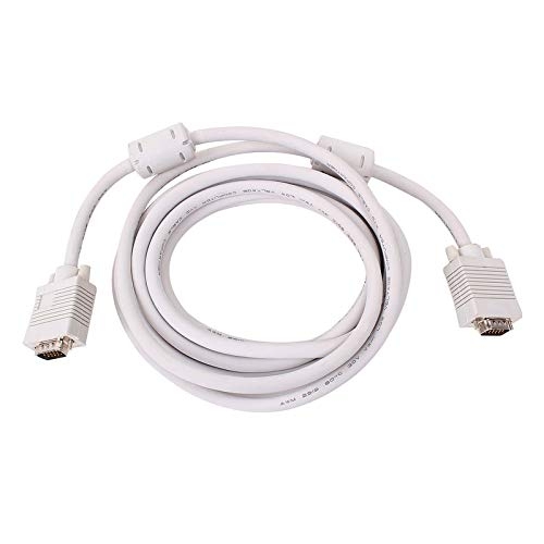 vga 15 pin 5 meter cable terabyte male to male white 20230916 115557